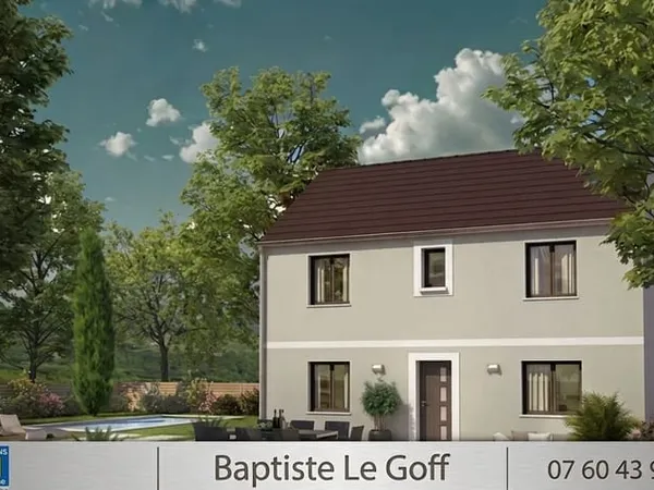 Projet de construction d'une maison 102 m² avec terrain à LAGNY-SUR-MARNE (77)