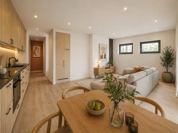 T2 rénové 48 m² - Jardin privatif et vue lac - Petite copropr
