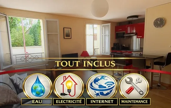 APPARTEMENT MEUBLE AVEC PARKING QUARTIER DES PRES