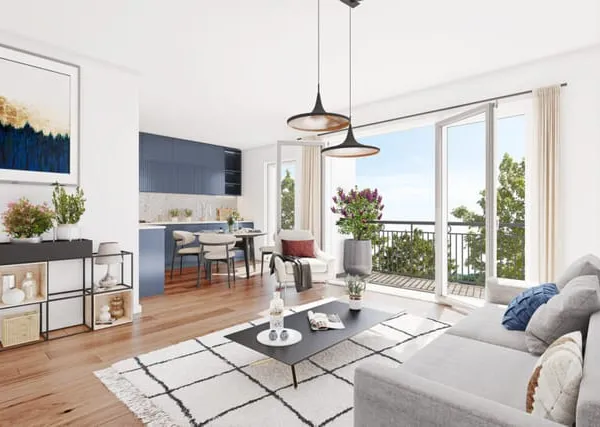 À vendre -Appartement T3 au RDC à Bussy-Saint-Georges