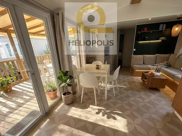 Charmant mobil-home 4 pièces à Canet-Plage
