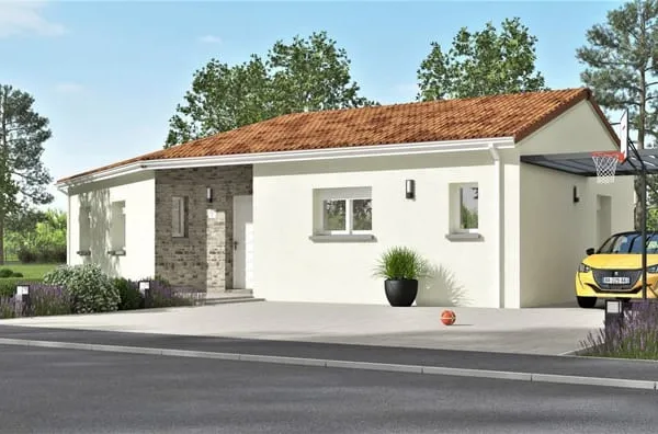 Projet de construction d'une maison 99 m² avec terrain à MARQUEFAVE (31) au prix de 228300€.