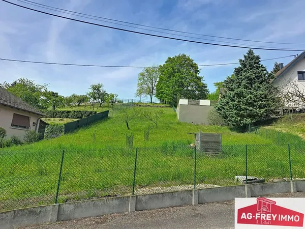 A vendre terrain constructible de 745 m2 à Soultzbach les Ba