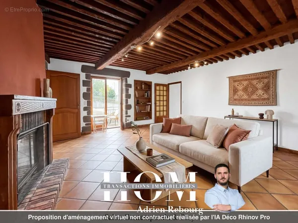 Maison 125m2 sur 695m2 de terrain - CLEMENSAT