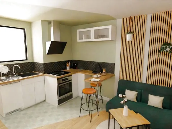 Appartement 2 pièces 25 m²