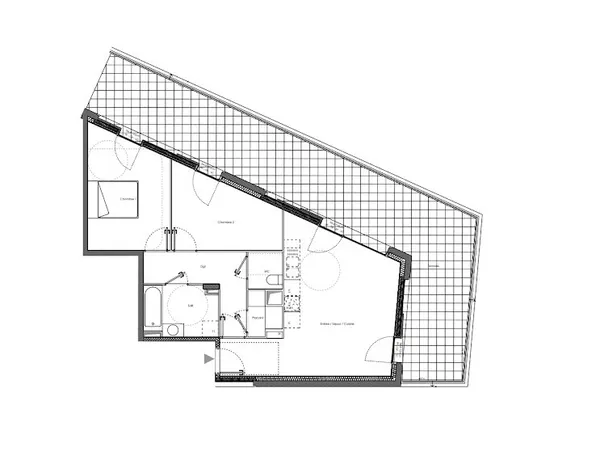 Appartement 3 pièces 63 m²