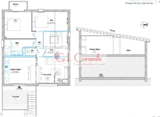 Appartement 4 pièces 47 m²