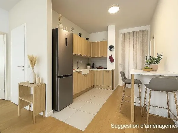 Appartement 2 pièces 38 m²