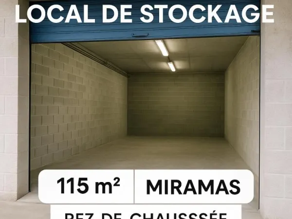 Box de stockage 115 m²