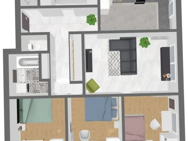 Appartement 4 pièces 77 m²