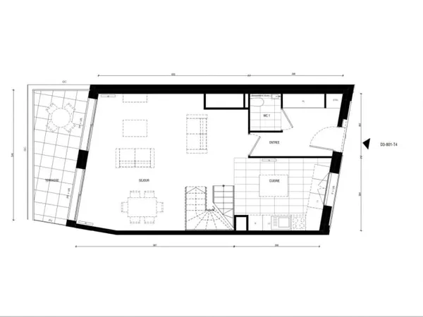 Duplex 5 pièces 104 m²