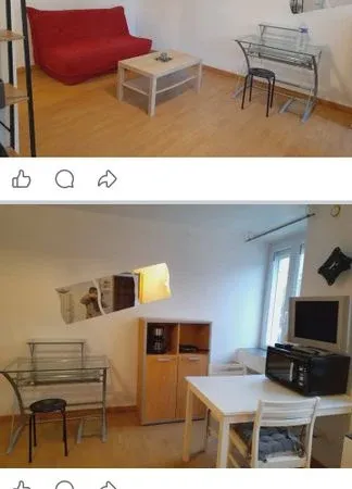 Studio 1 pièce 21 m²