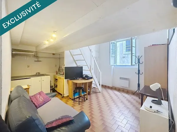 Appartement 1 pièce 17 m²