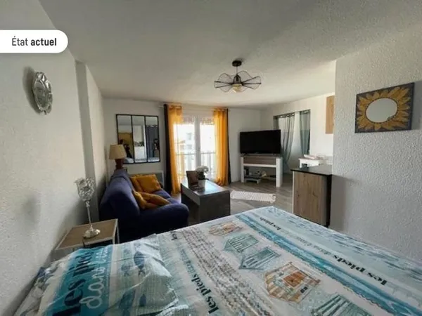 Studio 1 pièce 32 m²