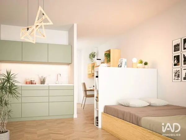 Appartement 1 pièce 19 m²