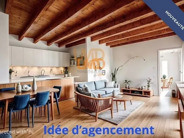 Maison 2 pièces 59 m²