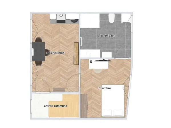 Appartement 2 pièces 32 m²
