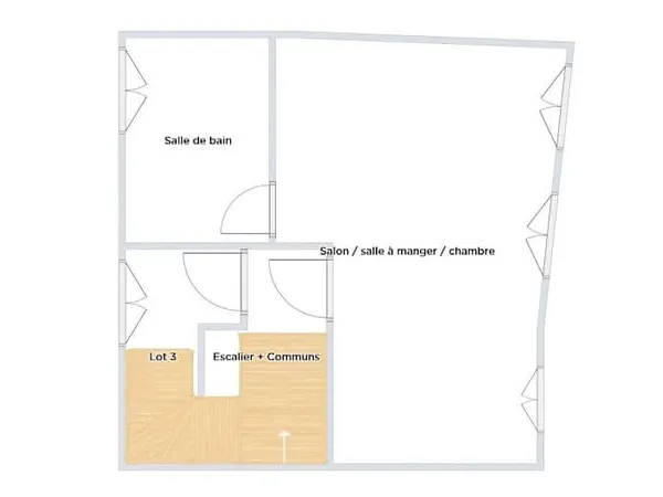 Appartement 2 pièces 30 m²