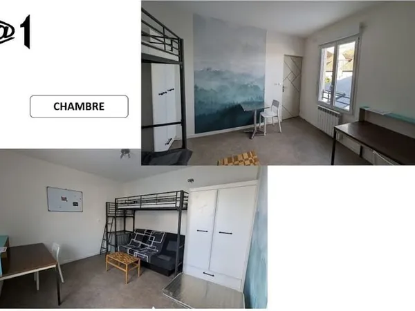 Studio 1 pièce 20 m²