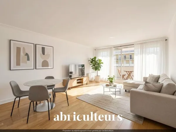 Appartement 3 pièces 86 m² avec balcon et cave - Idéalement situé à Courbevoie, Terrasse des Reflets
