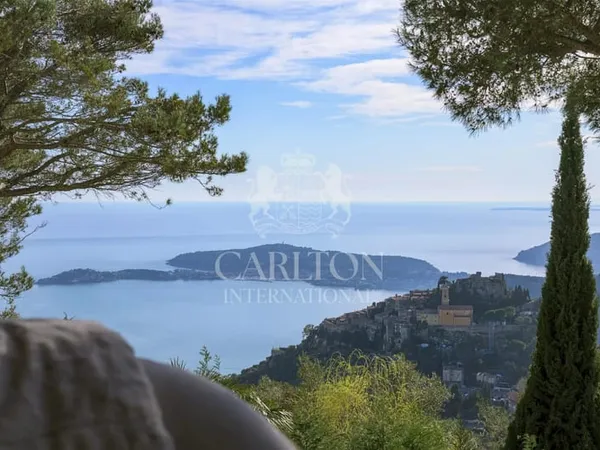 Èze - Élégante villa provençale avec vue mer exceptionnelle
