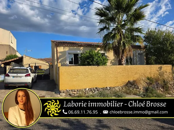 Murviel-Les-Beziers - Maison T3 De 82M2 Sur 293 M2 Avec Dependance De 40 M2
