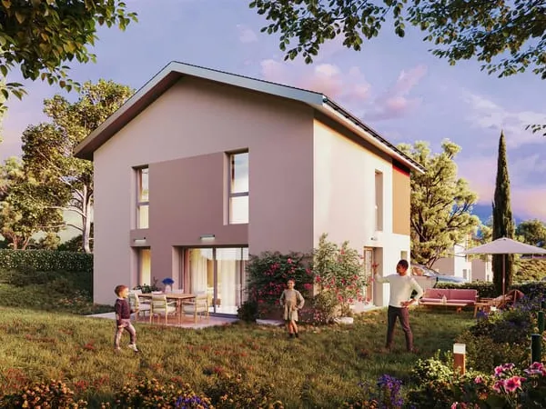 Maison 156m2 Crozet 01170 sur parcelle de plus de 450 m2 