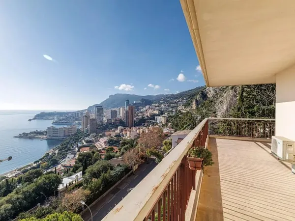 3 Pièces Vue Panoramique Mer Monaco - Viager Occupé 
