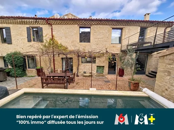 7 pièces 243 m² Maison de village de charme - Roquemaure 30150 