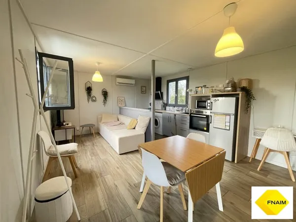 Maison en bois - terrain 2500m² 