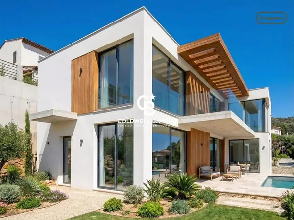 Nice Rimiez, Villa moderne avec vue panoramique 
