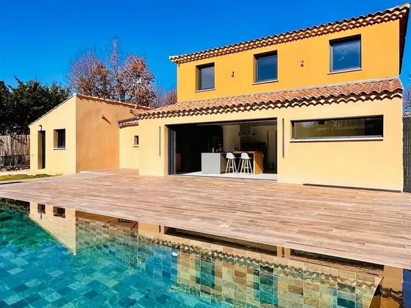 Maison contemporaine 2 suites 2 chambres appartement indépendant Piscine 