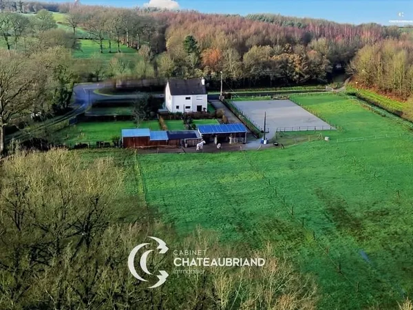 Maison, 4 chambres, 142 m² , idéal chevaux, Thorigné Fouillard sur terrain de 11 929 m² 