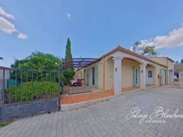 Vendres - Maison T5 avec jardin, à 10 min des plages 