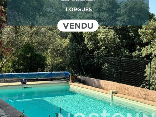 A Vendre Lorgues ! Maison 4 pièces 100 m2 sur terrain de 1800m2 + piscine 