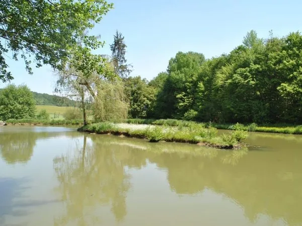 Propriété idyllique au bord du lac avec maison de pêcheur 