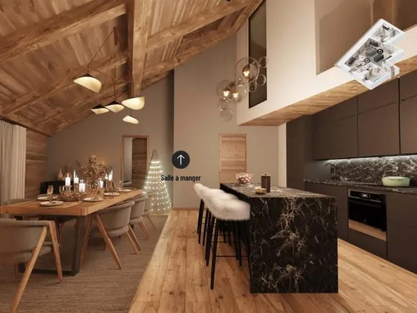 Au coeur de Chamonix, bel appartement Duplex vendu en plateau 
