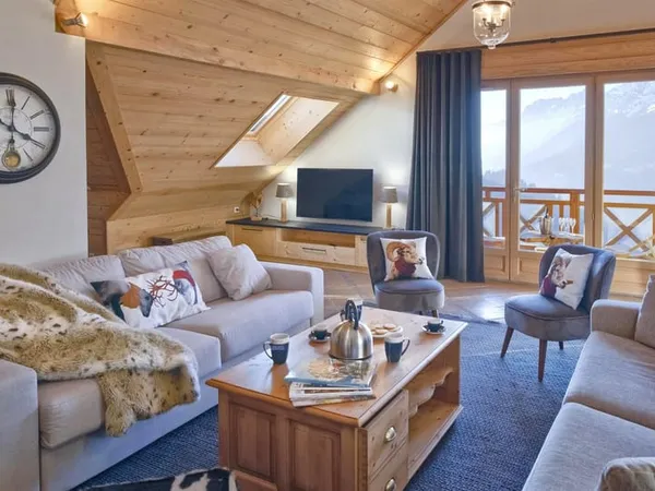 Superbe penthouse duplex de 6 chambres à 200 m des pistes (A) (Ap)