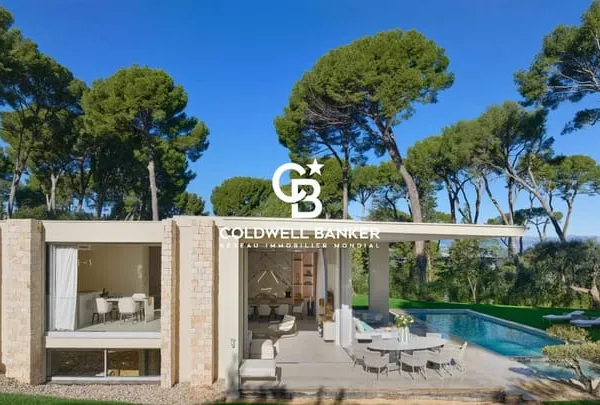 Cap D'Antibes - Villa Contemporaine Neuve Avec Vue Mer