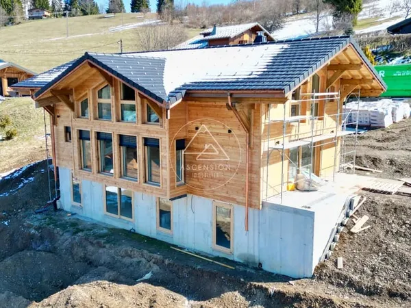 Chalet neuf de 5 chambres - Superbe vue sur le Roc d'Enfer - Les Gets