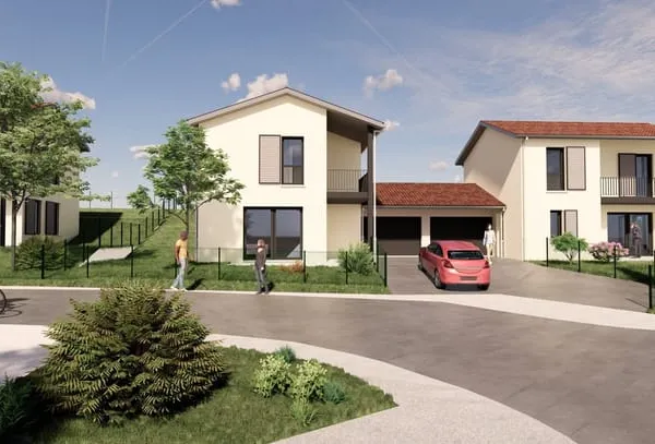 Maison neuve de 98.67m2 lot 1b en Brs ( bail réel solidaire) à Saint Julien