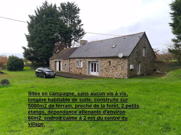 Maison en pierre sur 5500m2 de terrain