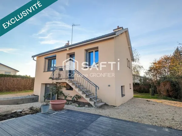 Maison élevée sur sous-sol - Palinges