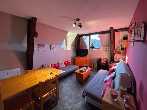 Superbe T2 de plus de 40€m² au dernier étage avec vue imprenable sur les pistes
