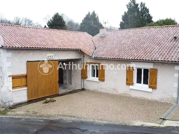 Maison pierre 87 m², 3 ch - grange - double garage
