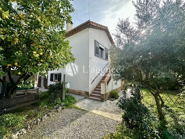 CROS DE CAGNES : MAISON 5 PIÈCES 120 m2 CALME JARDIN
