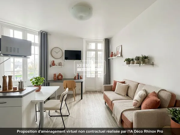 EXCLUSIVITE - Studio Rennes - 1 pièce 14.41 m2