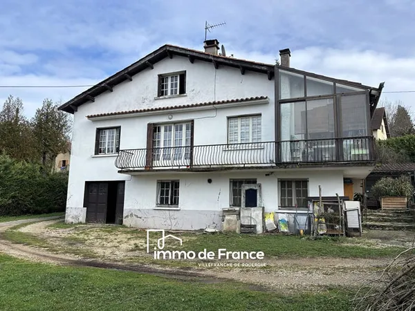 Maison 126 m² habitables, 4 chambres, 1382 m² de terrain