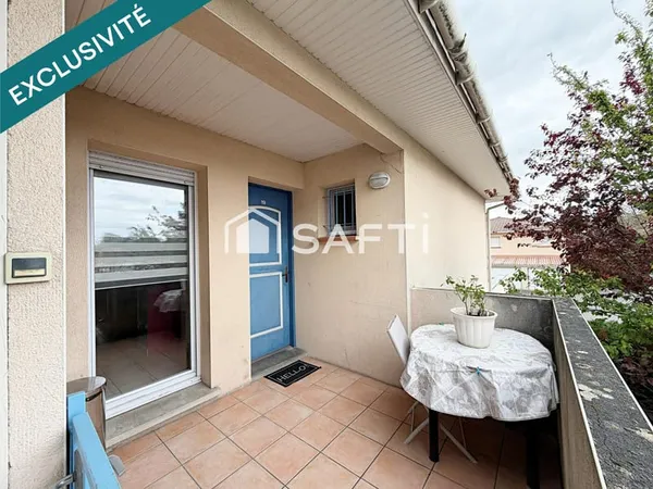 Aucamville - Apt T4, 79m² + 2 parking + cave.