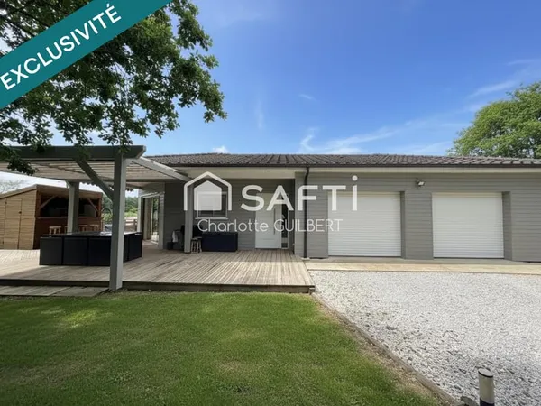 Maison contemporaine en bois
